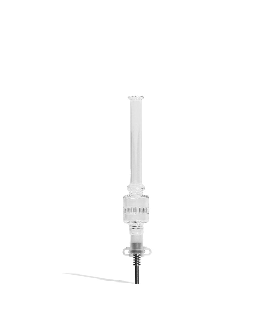 Honey Comb Designed Nectar Straw with 10mm Quartz Tip on white background