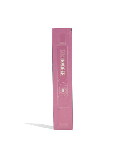 Pink Huni Badger Mini Badger Portable Dab Rig Packaging Front View on White Background