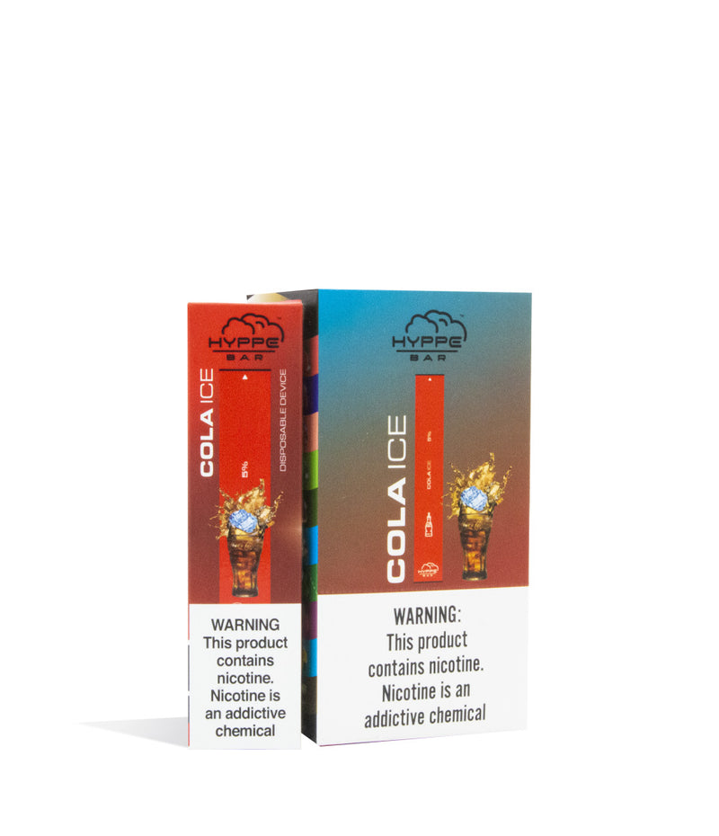 Cola Ice  Hyppe Bar Disposable Salt Device 10pk on white studio background