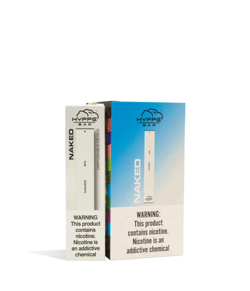 Naked  Hyppe Bar Disposable Salt Device 10pk on white studio background