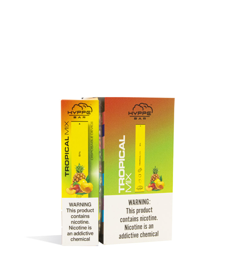 Tropical Mix  Hyppe Bar Disposable Salt Device 10pk on white studio background