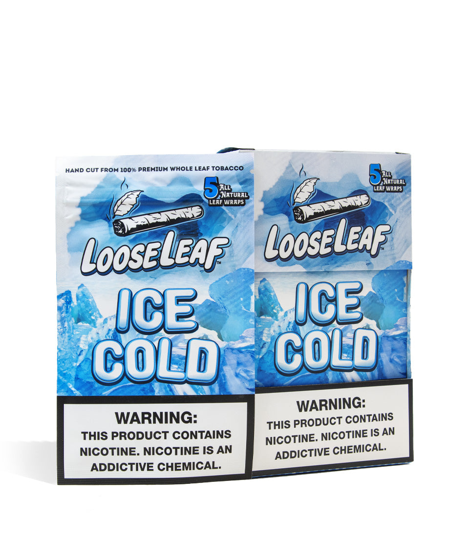 Ice Cold Desto Dubb That's A Awful Lot Of Loose Leaf Tobacco Wrap 40pk on white studio background