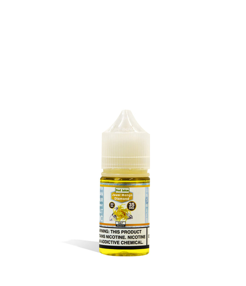 Jewel Mango Diamond Pod Juice Salt Nicotine 30ML 35MG on white background