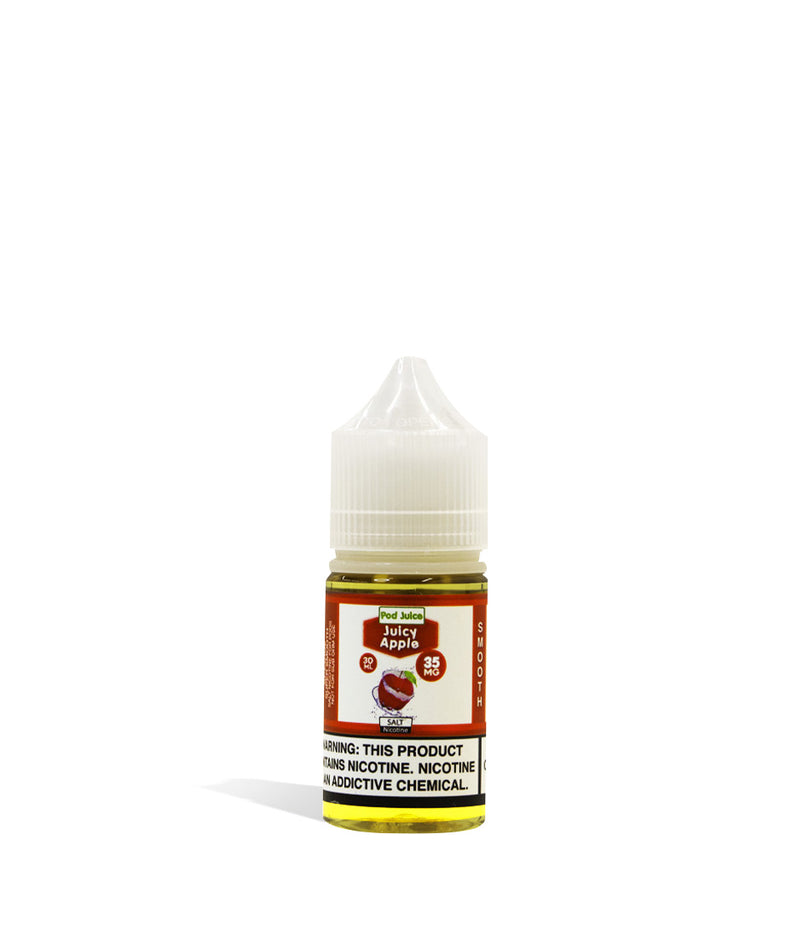 Juicy Apple Pod Juice Salt Nicotine 30ML 35MG on white background