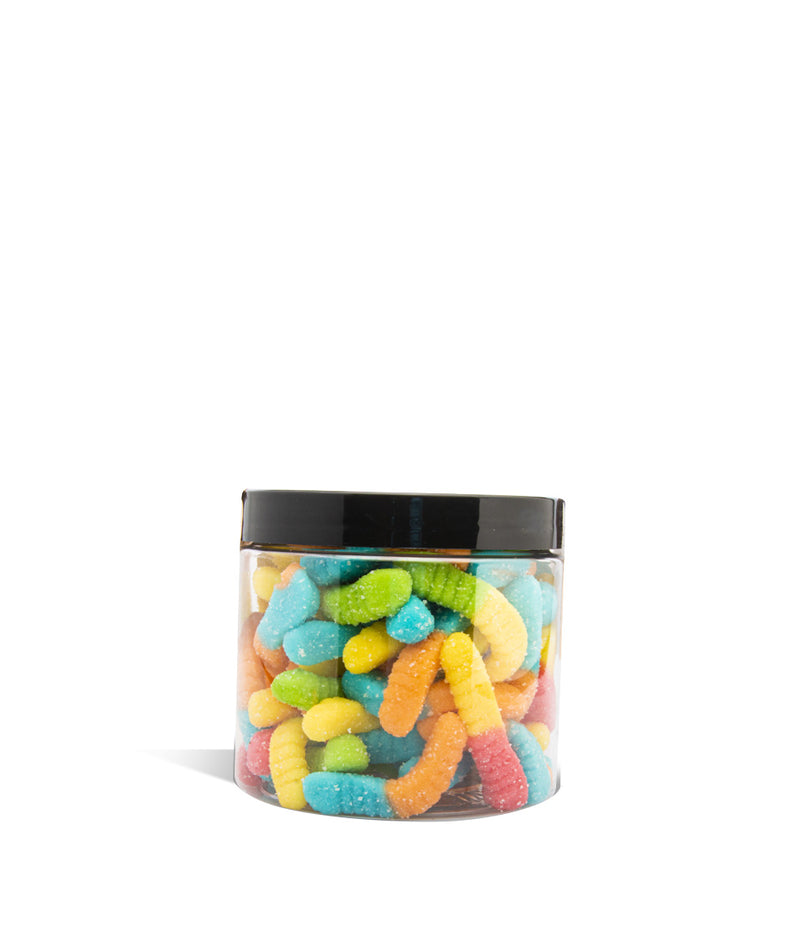 1000mg Sour Worms Just CBD Candy on white background