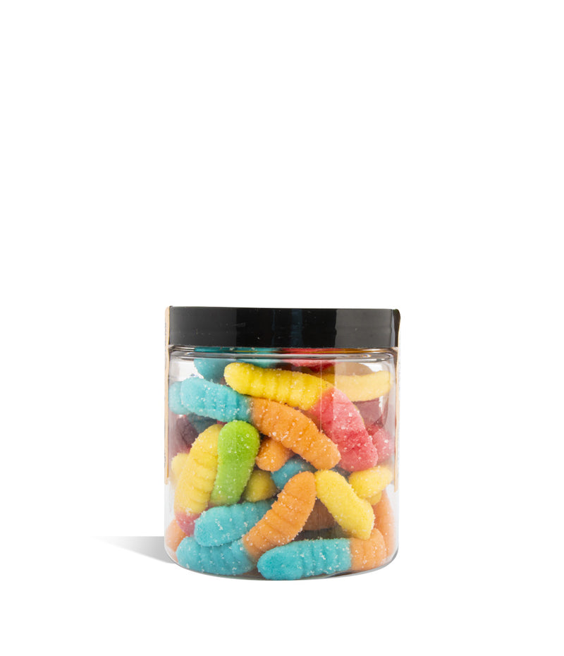 500mg Sour Worms Just CBD Candy on white background