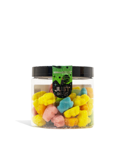 Sour Bears Just CBD D10 1000mg Gummies on white studio background