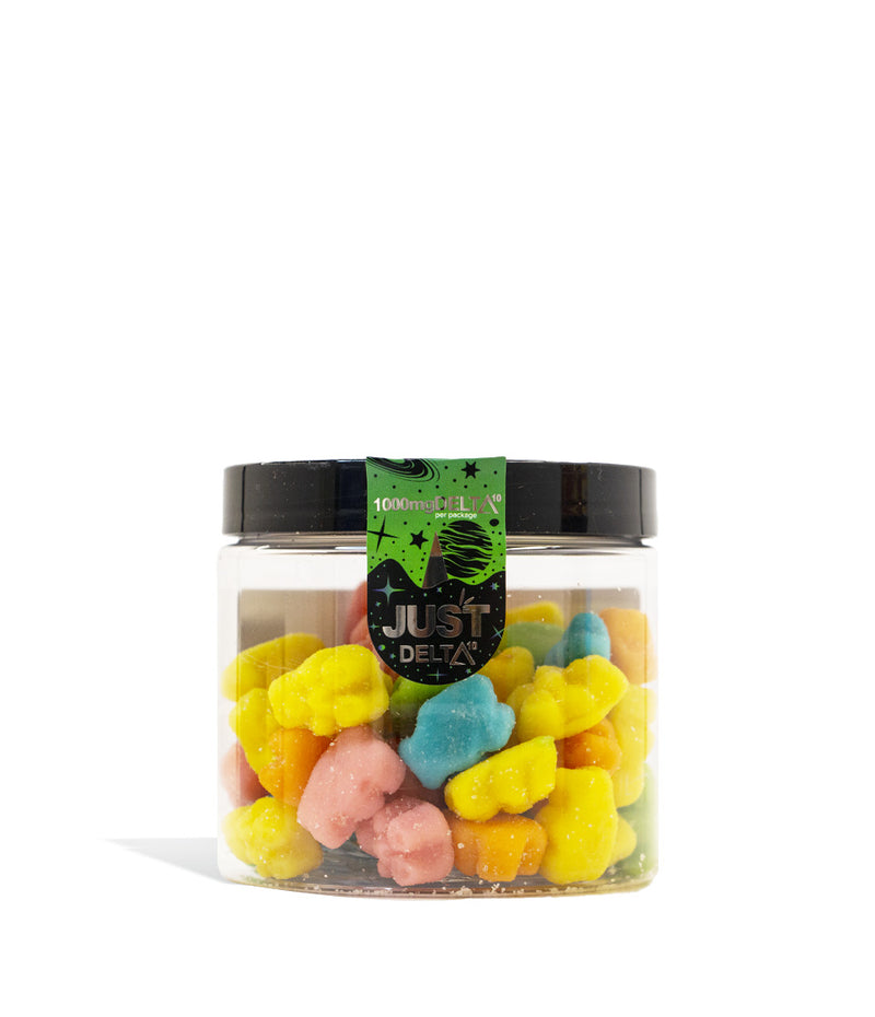 Sour Bears Just CBD D10 1000mg Gummies on white studio background
