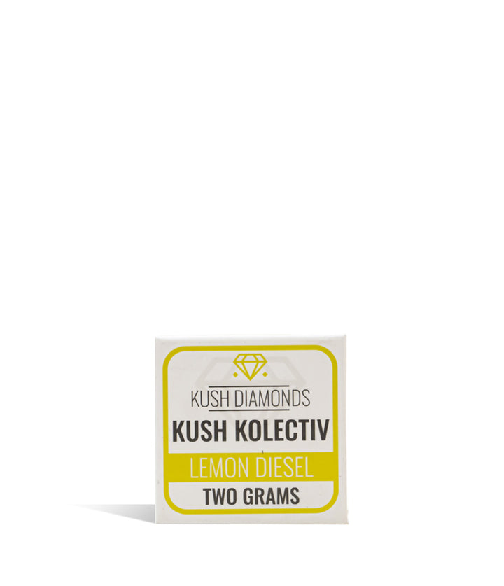 Lemon Diesel Kush Kolectiv D8 Concentrate Diamonds on white background