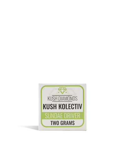 Sundae Driver Kush Kolectiv D8 Concentrate Diamonds on white background