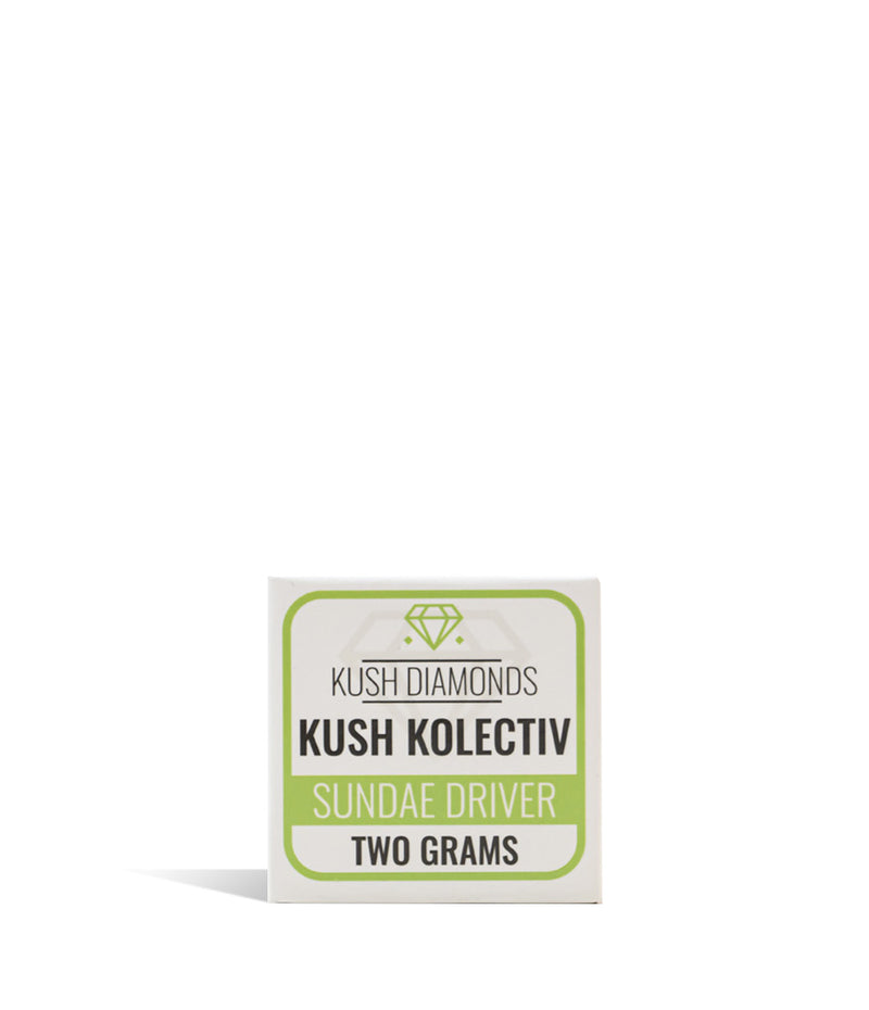 Sundae Driver Kush Kolectiv D8 Concentrate Diamonds on white background