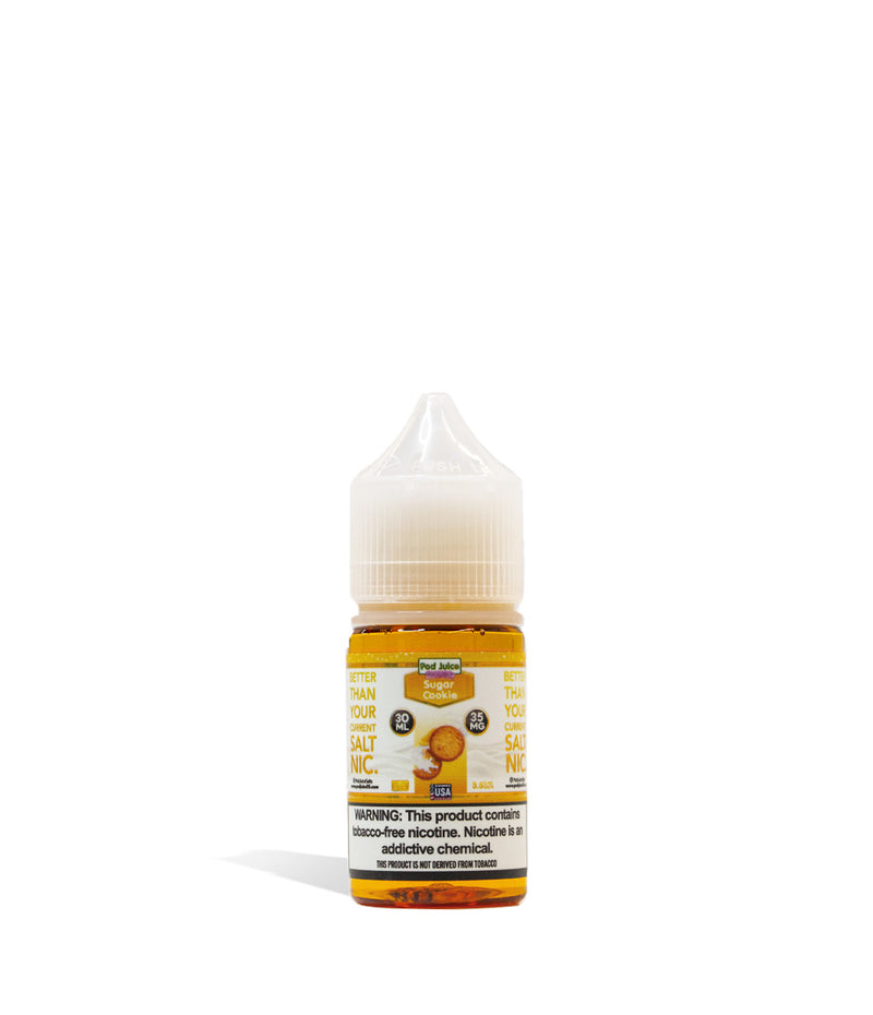 Lemon Sugar Cookie Pod Juice Salt Nicotine 30ML 35MG on white background