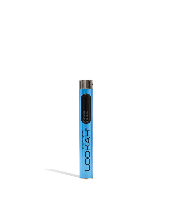Blue Lookah Firebee Cartridge Vaporizer Front View on White Background