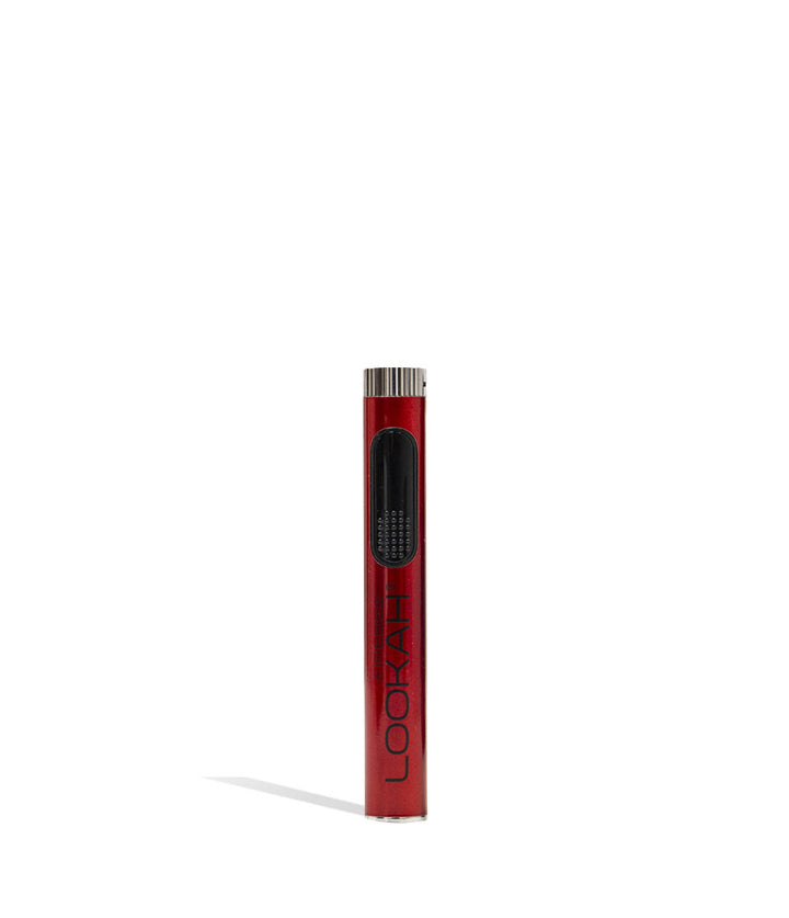 Red Lookah Firebee Cartridge Vaporizer Front View on White Background