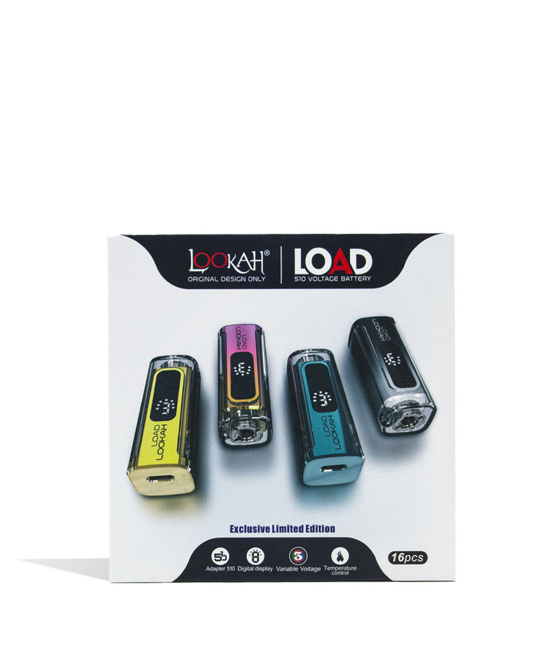 Lookah Load Limited Edition Cartridge Vaporizer 16pk Packaging Front View on White Background