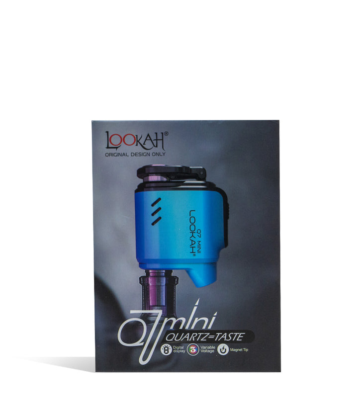 Blue Lookah Q7 Mini ENail Banger packaging on white background