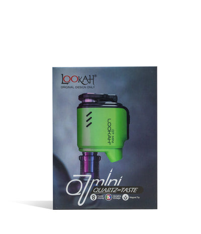 Green Lookah Q7 Mini ENail Banger packaging on white background