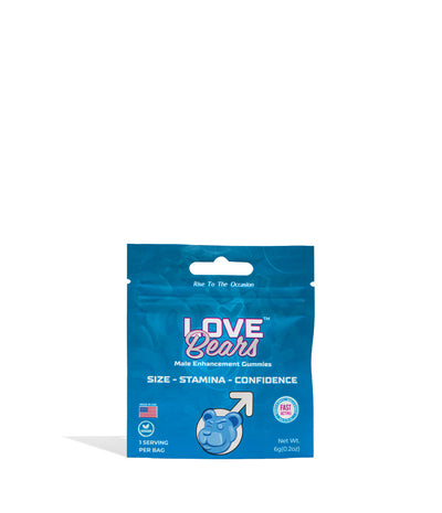 Male Gummies Love Bears Male and Female Enhancement Gummies 24pk on white studio background