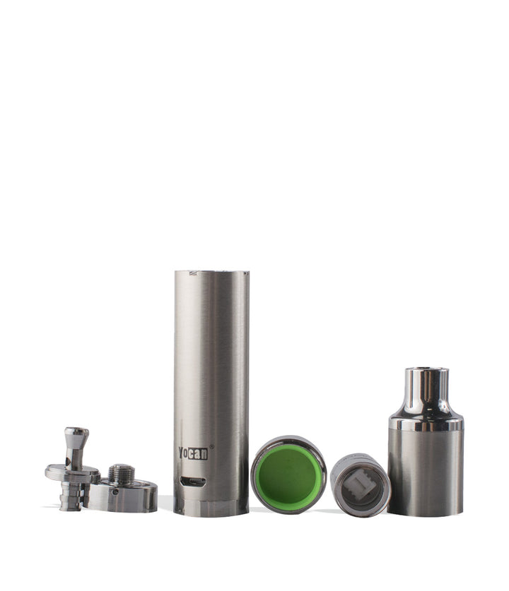 Silver apart Yocan Magneto Concentrate Vaporizer on white studio background 