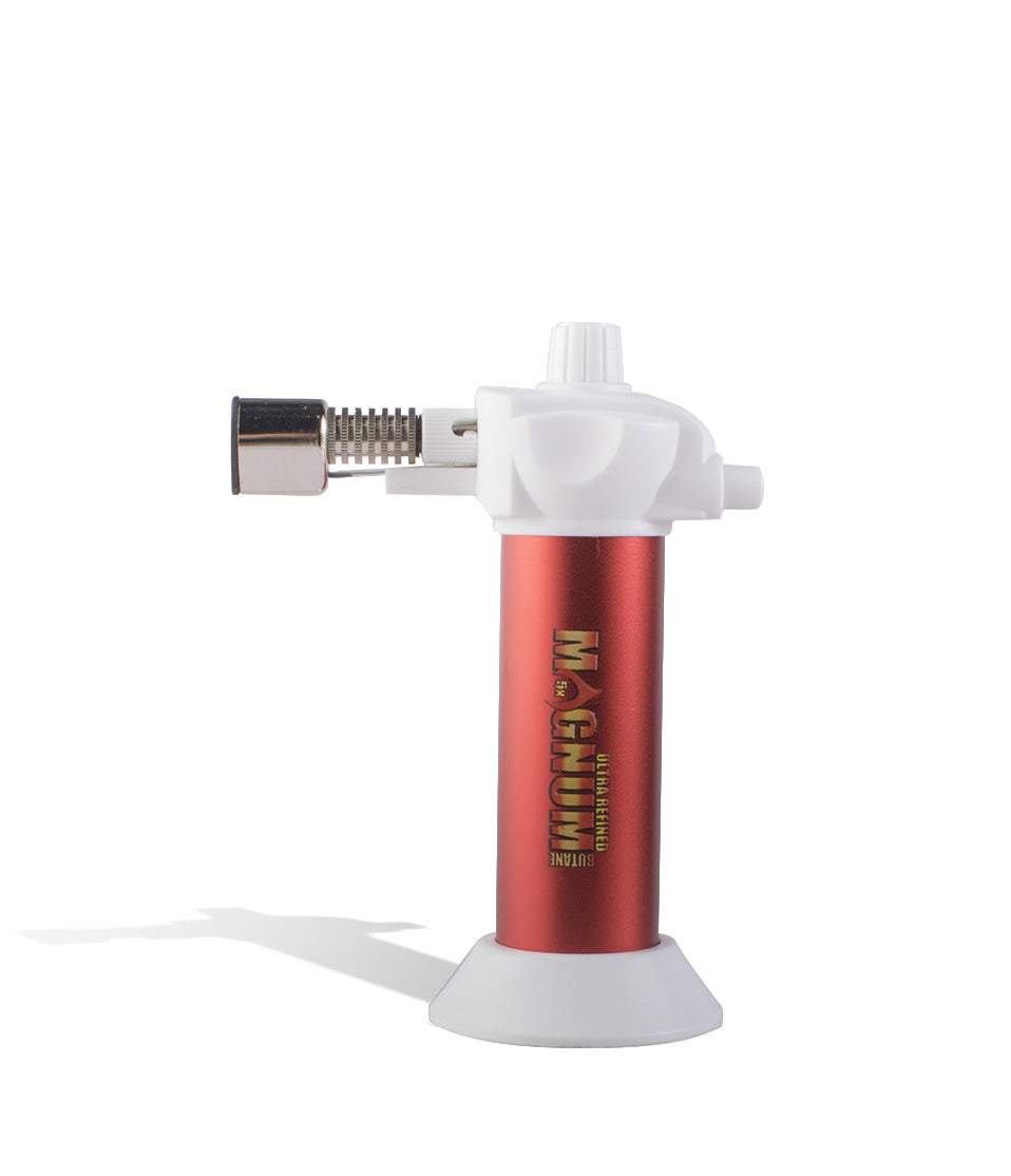 Red Magnum Torch 5.5' Mini Butane Torch on white background