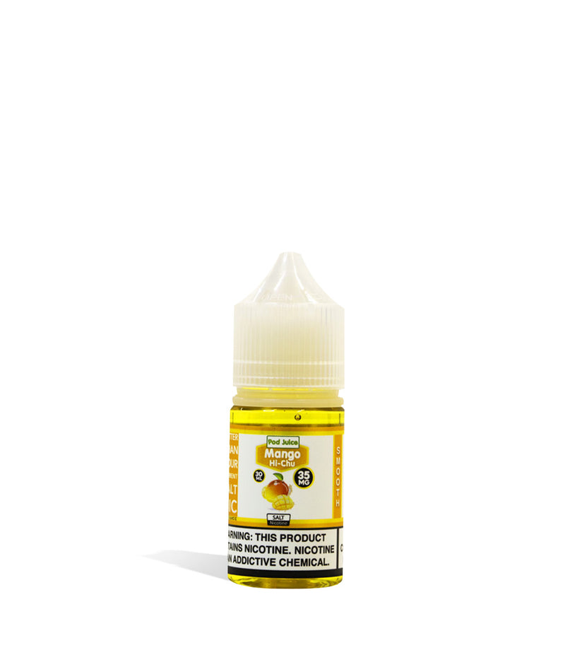 Mango Hi Chu Pod Juice Salt Nicotine 30ML 35MG on white background