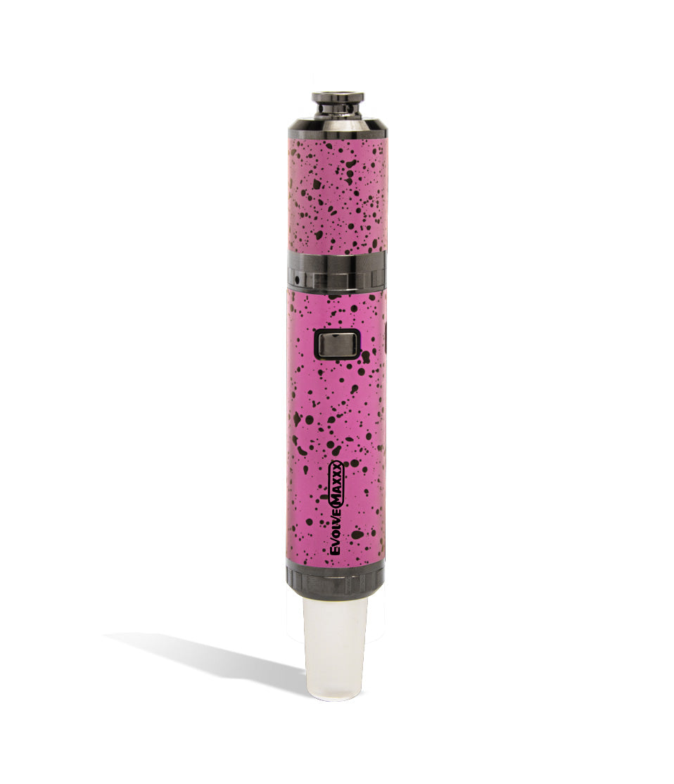 Pink Black Spatter Rig mode front Wulf Mods Evolve Maxxx 3 in 1 Kit on white background