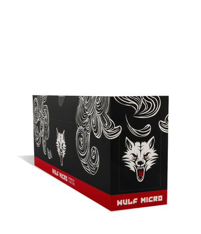 Red side view Wulf Mods Micro Cartridge Vaporizer 12pk on white background
