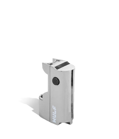 Silver Tech above view Wulf Mods Micro Plus Cartridge Vaporizer on white background