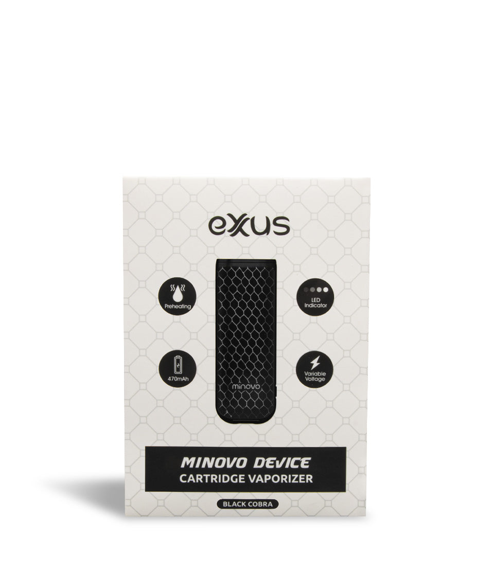 Exxus Vape MiNovo Cartridge Vaporizer on white studio background