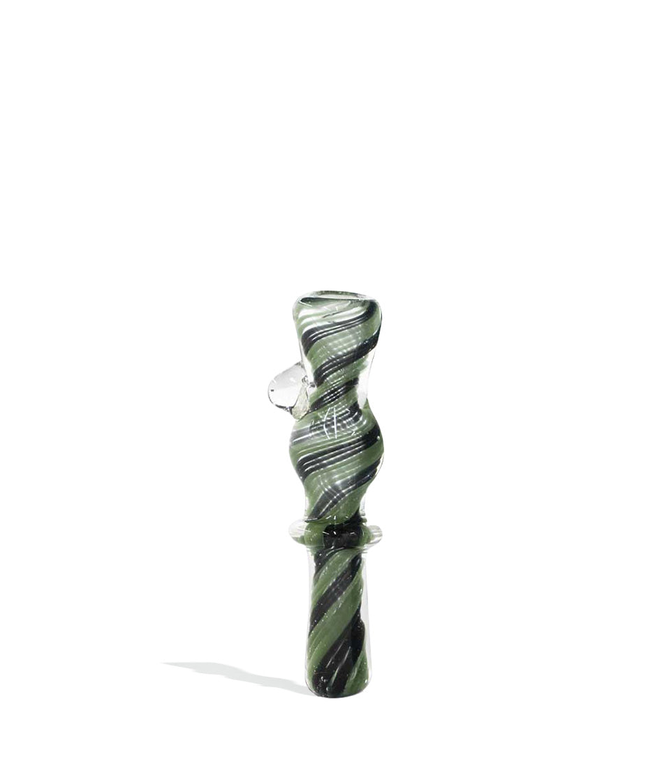 Green/Blue Mix Colored Rim Chillum on white background