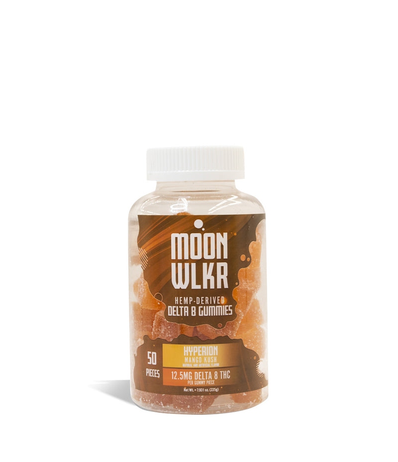 Hyperion 650mg MOONWLKR D8 CBD Gummies 50pk on white studio background