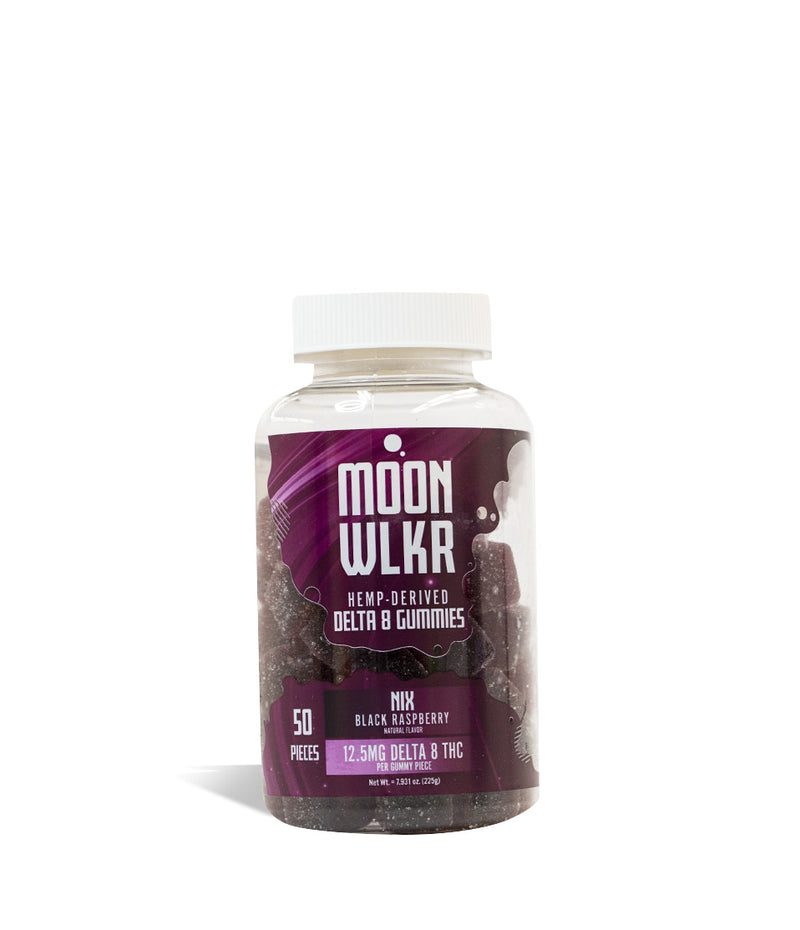 Nix 650mg MOONWLKR D8 CBD Gummies 50pk on white studio background