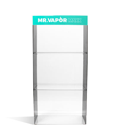 Mr. Vapor MAXX Display Kit 15 empty case on white studio background