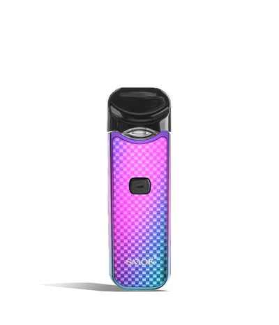 7-Color Carbon Fiber front view SMOK Nord 1100 mAh Starter Kit on white studio background