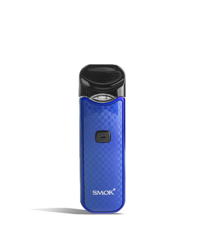 Blue front view SMOK Nord 1100 mAh Starter Kit on white studio background