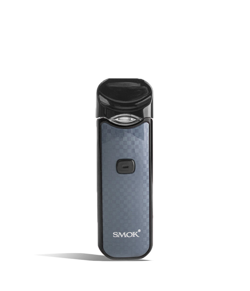 Black front view SMOK Nord 1100 mAh Starter Kit on white studio background