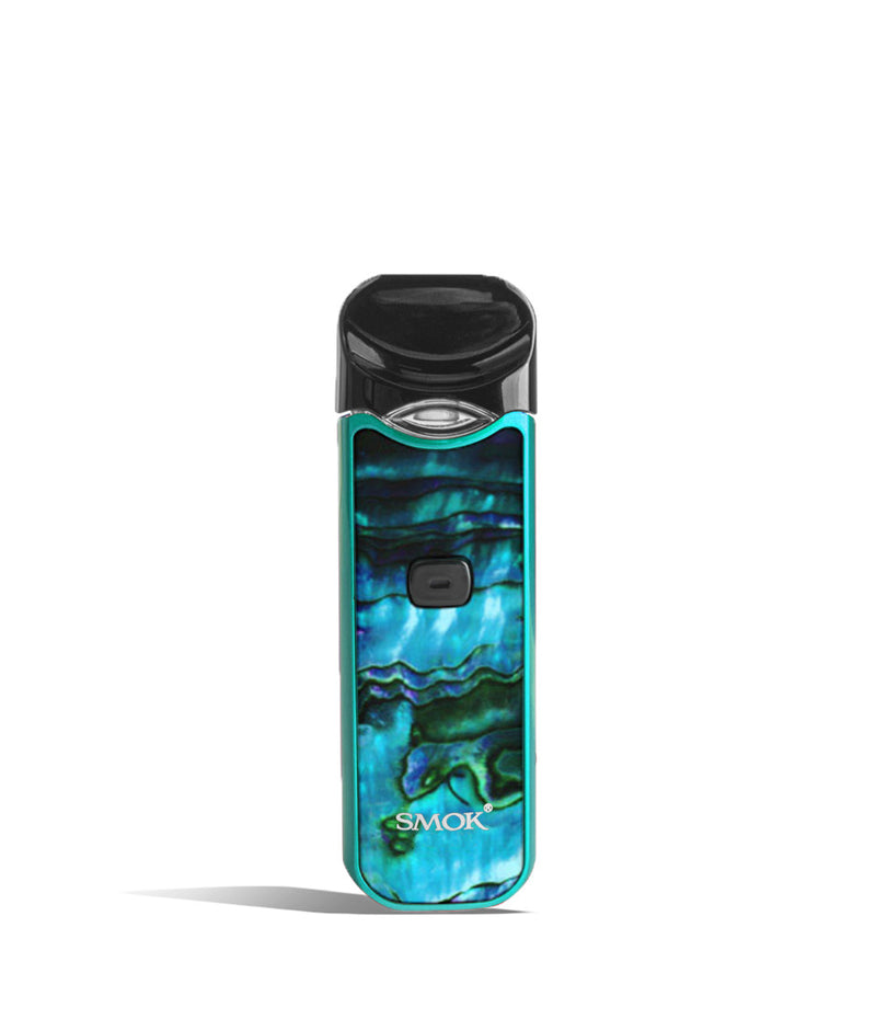 Blue Shell front view SMOK Nord 1100 mAh Starter Kit on white studio background