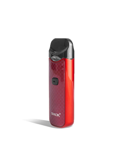 Red Side view SMOK Nord 1100 mAh Starter Kit on white studio background