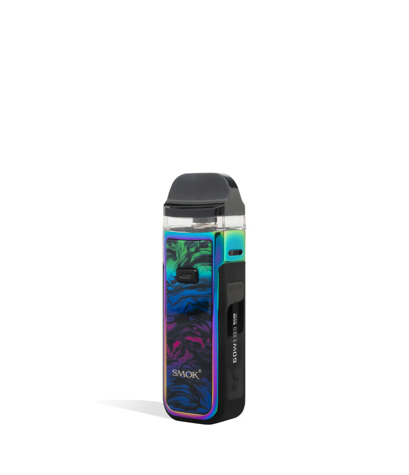 Fluid 7 color side view SMOK NORD X 60w Pod System on white background