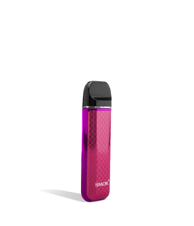 Pink Carbon Fiber side SMOK NOVO 3 25w Pod Mod System on white background