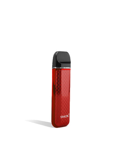 Red Carbon Fiber side SMOK NOVO 3 25w Pod Mod System on white background