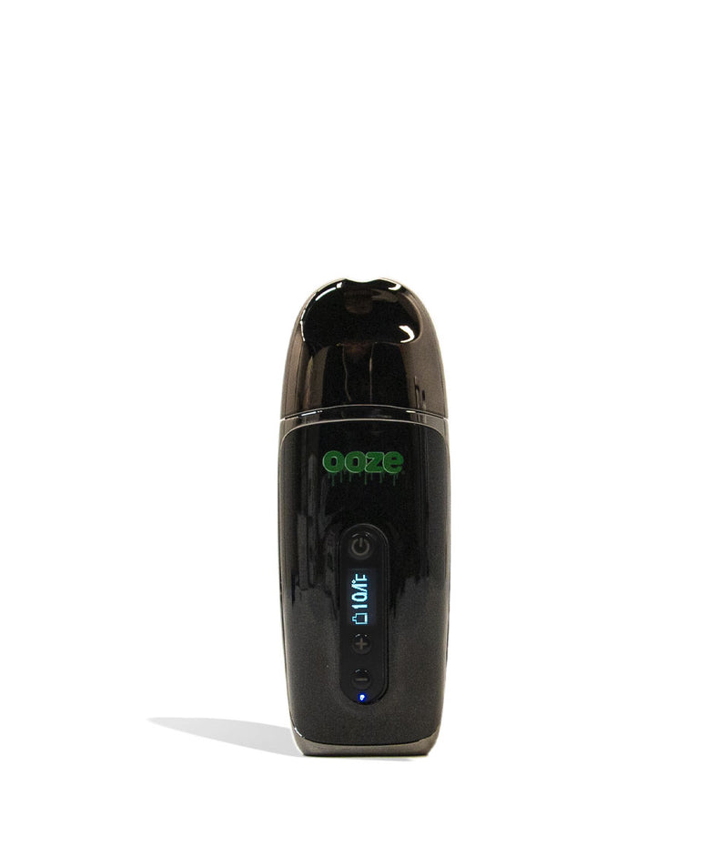 Panther Black Ooze Flare Dry Herb Vaporizer Front View on White Background
