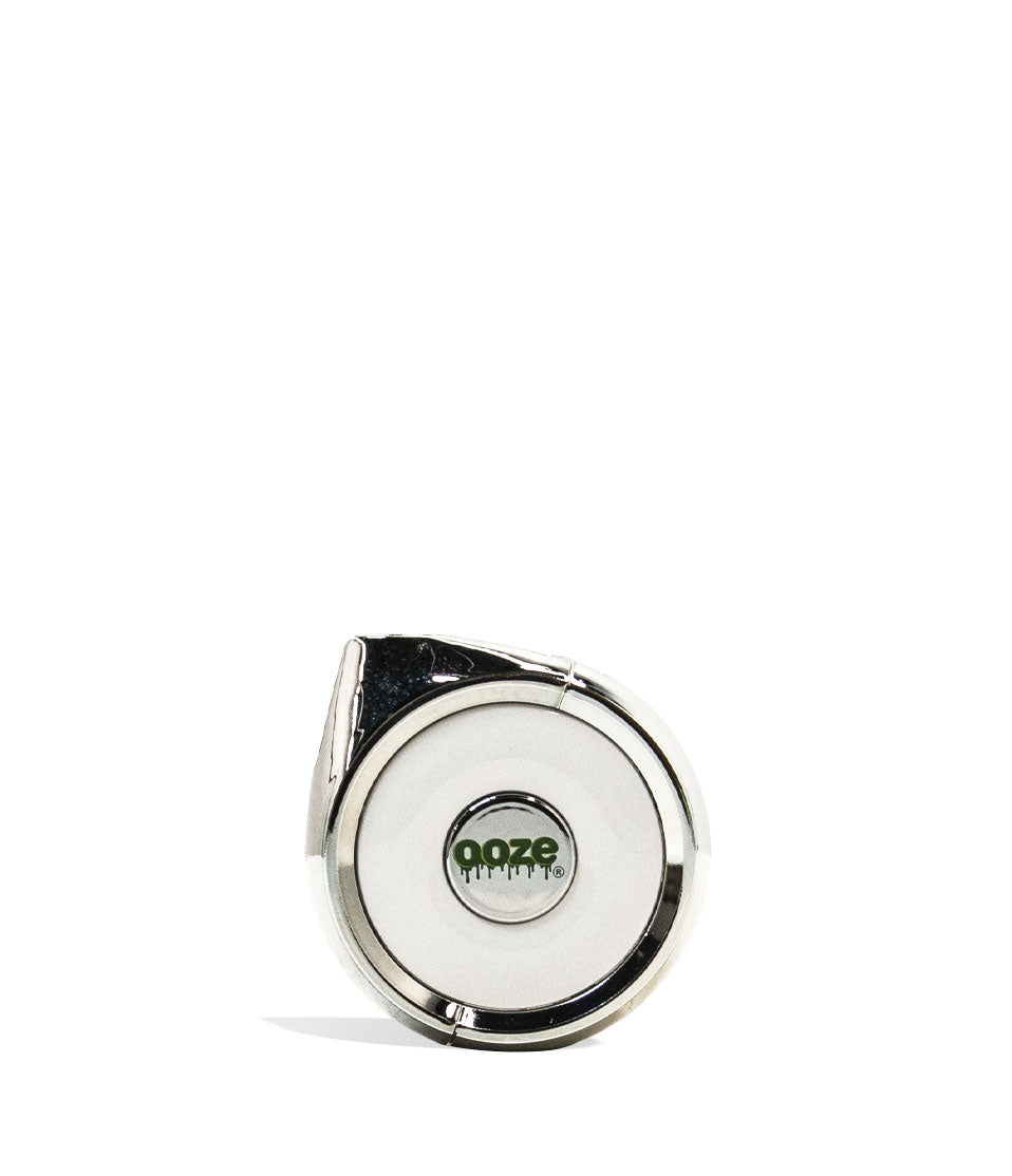 Cosmic Chrome Ooze Moves Cartridge Vaporizer and Wireless Speaker Front View on White Background