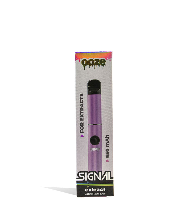 Ice Pink Ooze Signal Concentrate Vaporizer Packaging Front View on White Background
