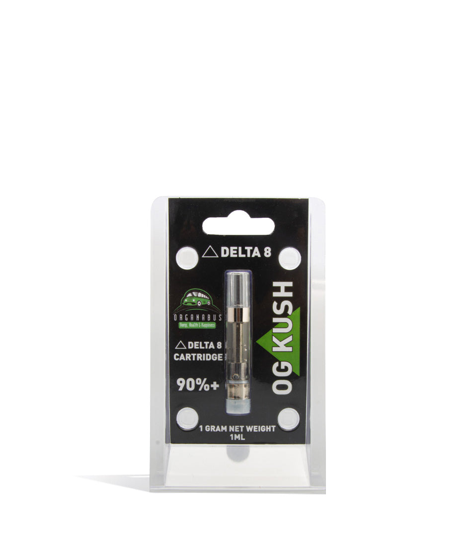 OG Kush Organabus 1g D8 CBD Cartridge on white background