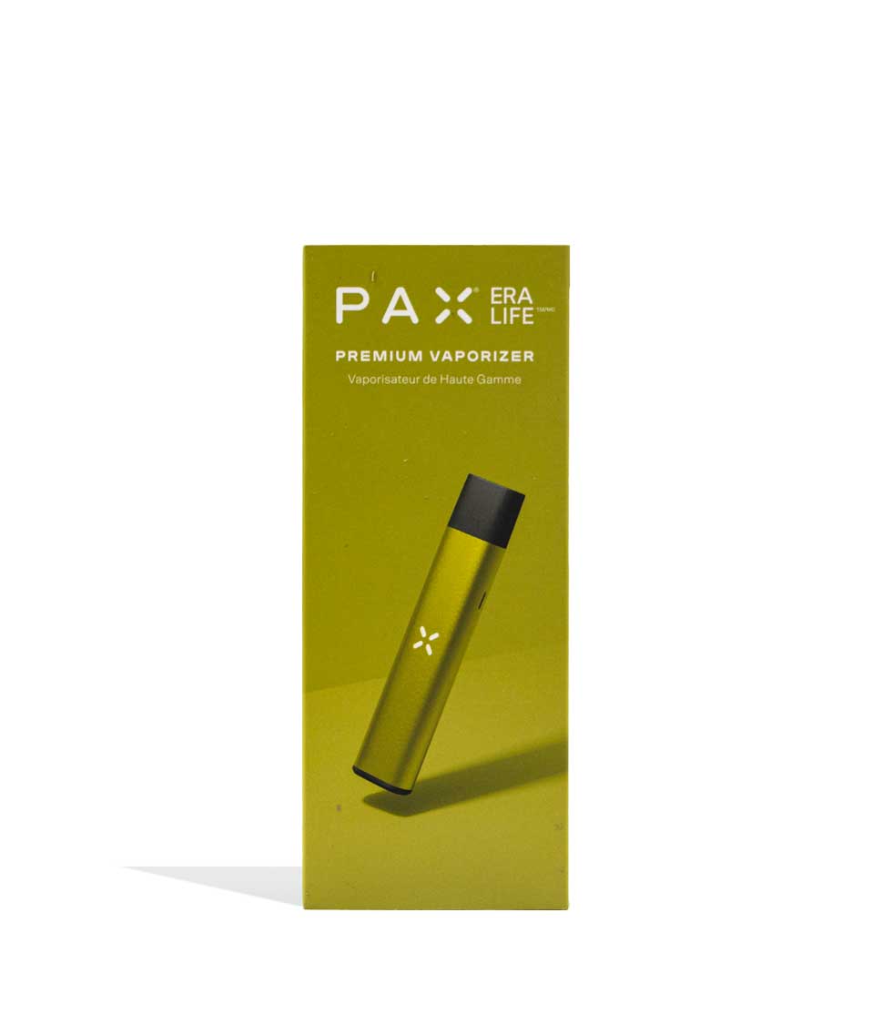 Packaging PAX Era Life Pod System on white studio background