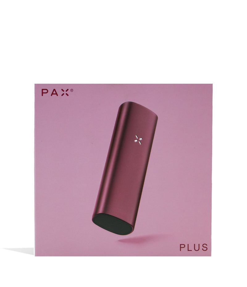 Elderberry PAX Plus Portable Vaporizer Packaging Front View on White Background