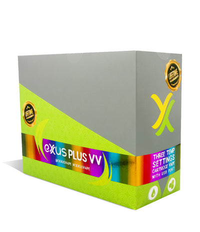 Full Color Exxus Vape Plus VV Cartridge Vaporizer 12pk on white background