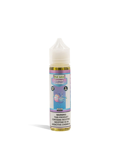 Cotton Carnival 6mg Pod Juice Freebase Nicotine 60ML on white studio background
