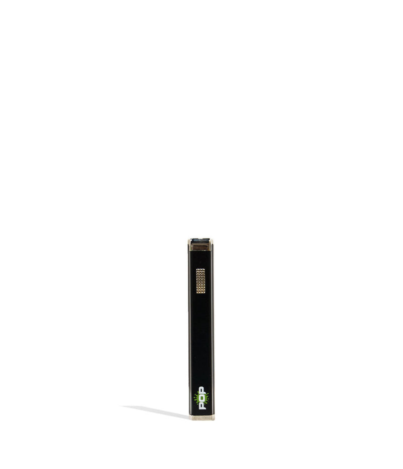 Black POP Gear 500mah Cartridge Vaporizer 10pk Front View on White Background